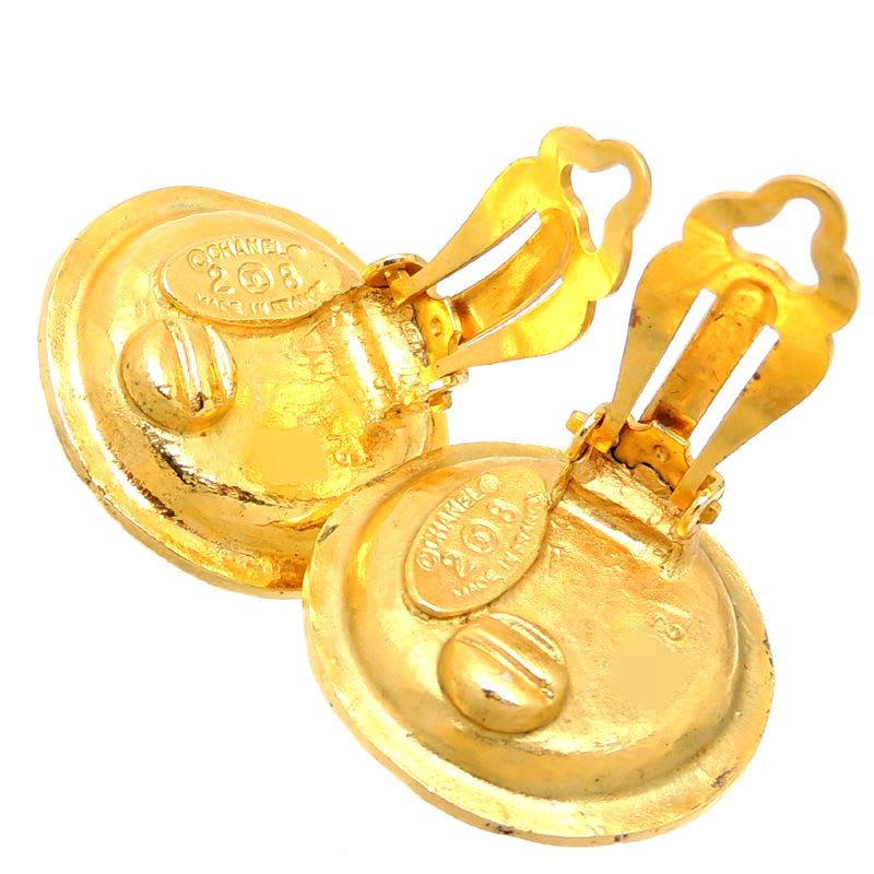 Chanel Vintage Pearl Gold-Tone