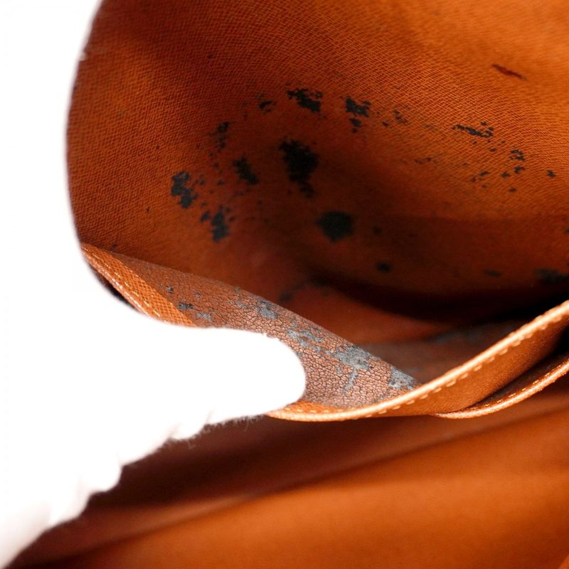 Louis Vuitton Briefcase Monogram Porte Documents Voyage M40226 Brown Men's