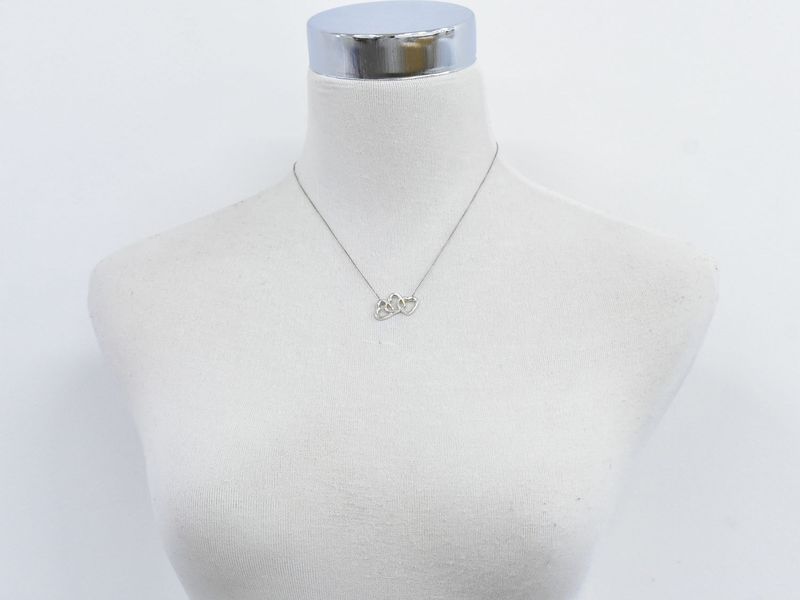 Authentic Tiffany & Co Tiffany & Co Triple Open Heart 925 Necklace Pendant