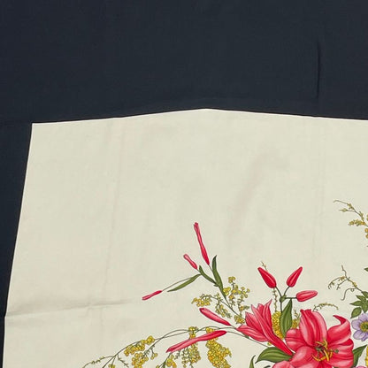 Gucci Scarf Silk Floral Pattern Multicolor