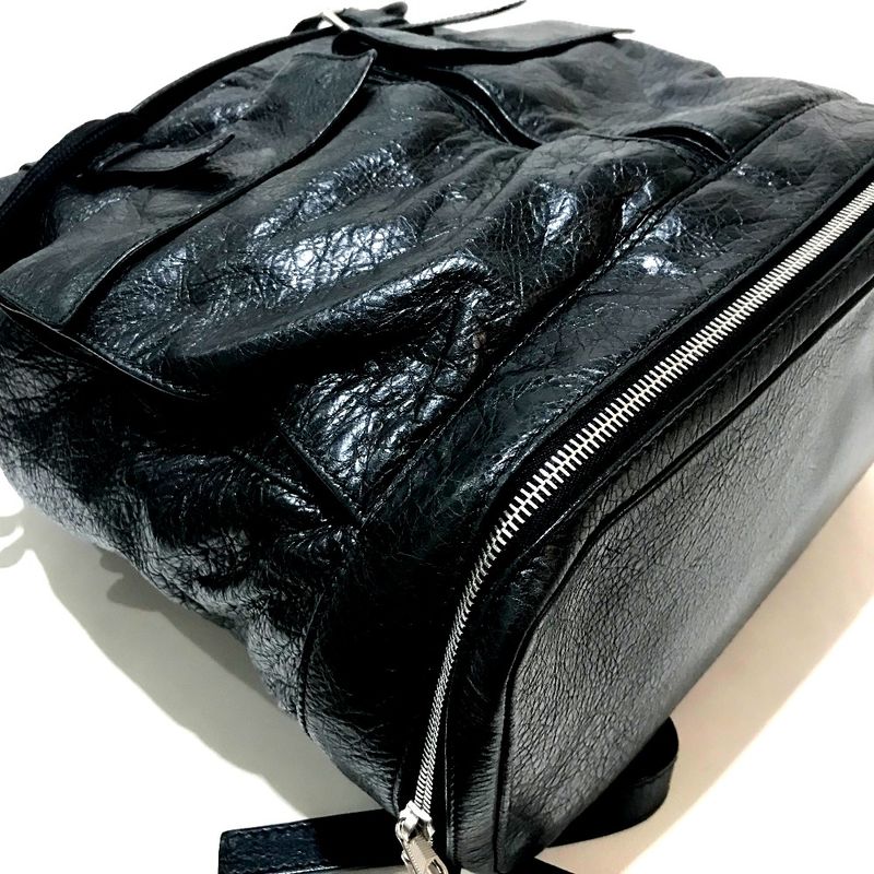 Balenciaga Backpack Sac Backpack Sac 298114 Sheepskin Black