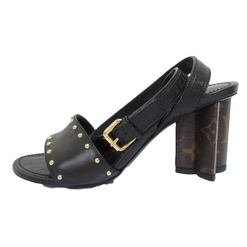 Louis Vuitton Silhouette Line Studded Strap Sandals Size 34 Approx 22cm