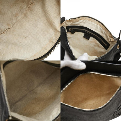 Gucci Interlocking G Crossbody Shoulder Bag 322059 Black Leather Women's Gucci