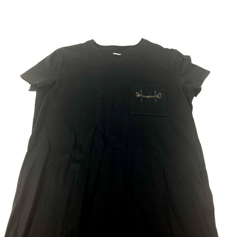 Hermes Dress Long T-shirt Dress Cotton Black