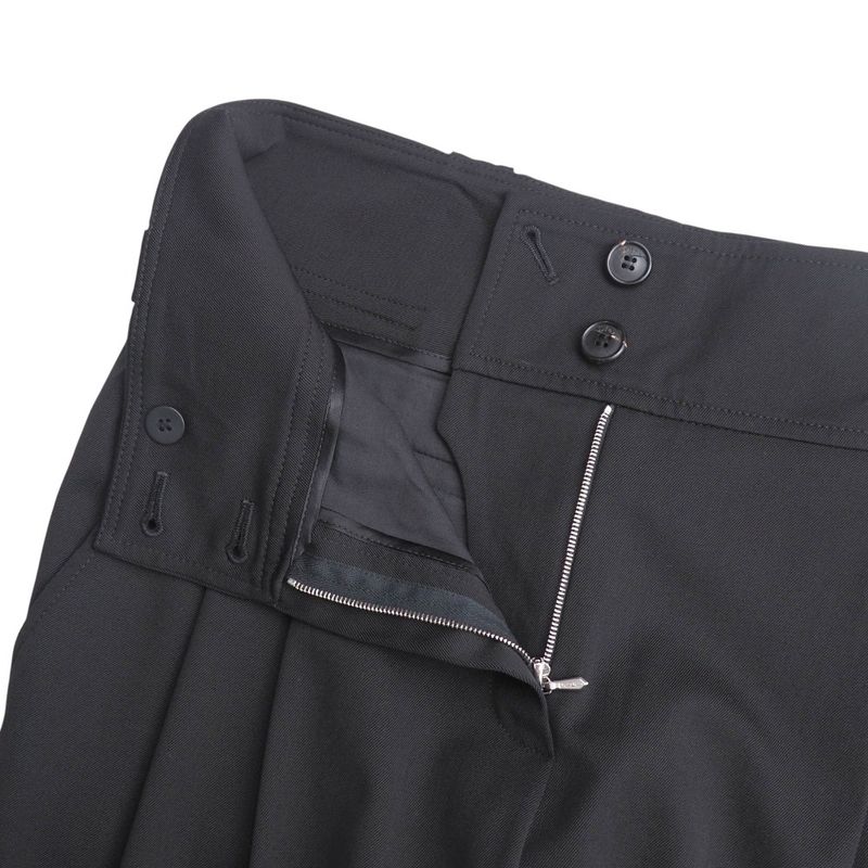 Christian DIOR Pants Size 40 Two Tuck Stretch Tapered Slacks Made In Italy
