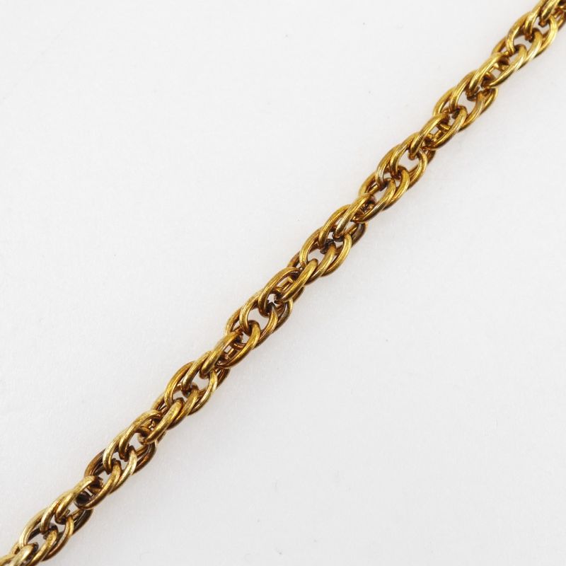 Chanel Coco Mark Vintage Gold Plated Ladies 36.4g Necklace