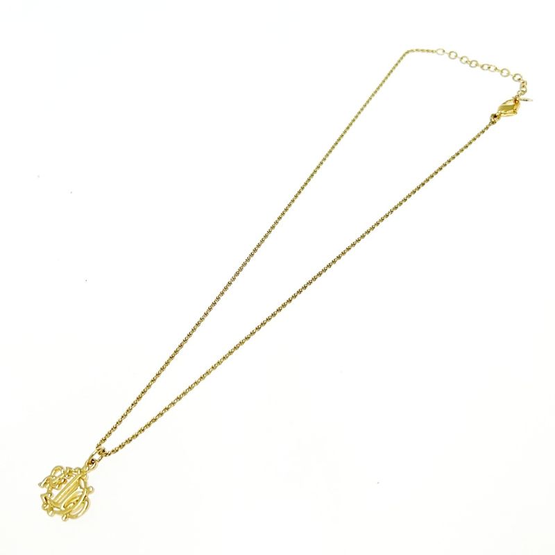 Christian Dior GP Emblem Necklace Women's Gold 404891 Necklace