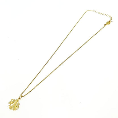 Christian Dior GP Emblem Necklace Women's Gold 404891 Necklace