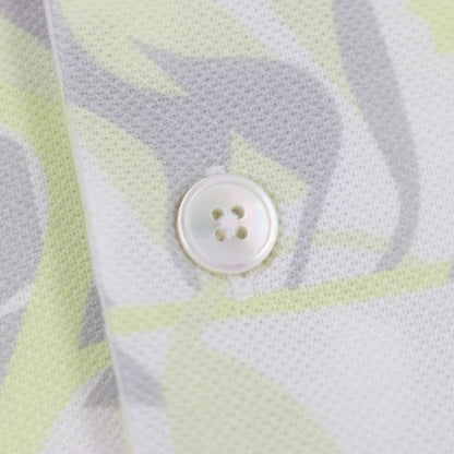 Hermes 23SS Panel Vegetal 100% Cotton Deer Fabric Total Short Sleeve Short