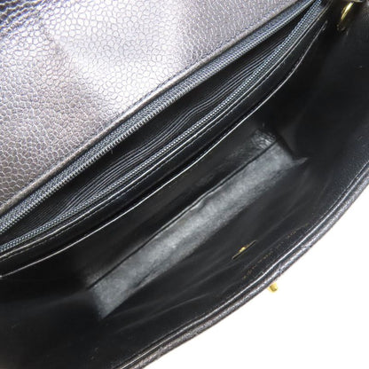 Chanel Matelasse Coco Mark Gold Hardware Shoulder Bag Grained Calfskin Women