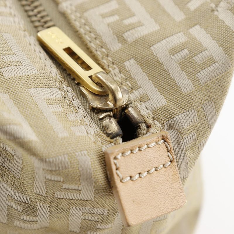 Fendi Zucca Canvas Beige Ladies Handbag