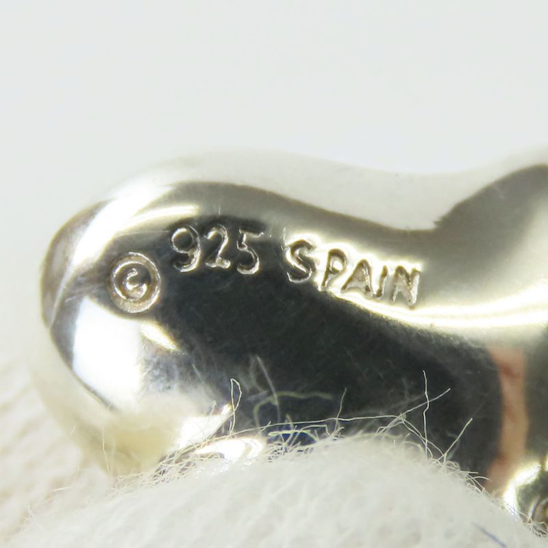 Tiffany & Co Necklace Curved Heart 925 Silver Approx 4.1g Silver Accessories