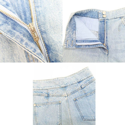 Chanel COCO Denim Pants Size 40 Coco Mark Trousers P63278v48900