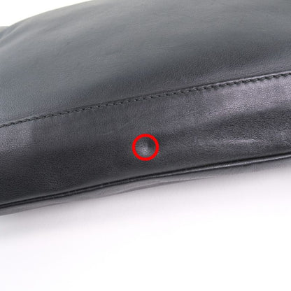 Balenciaga Navy Clip M Clutch Bag 37373 Calf Black Unisex Second Bag