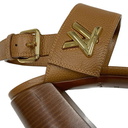 Louis Vuitton Horizon Line Sandals Shoes Leather Brown Lvhardware