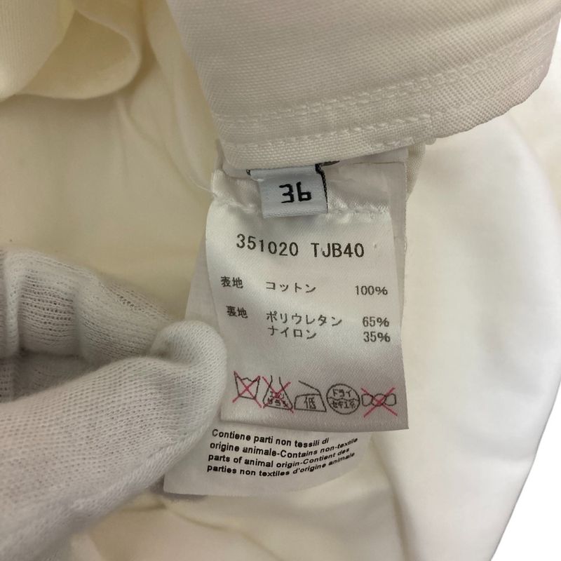 Good Quality Balenciaga Sleeveless Flared Long Shirt Dress 36 White Women Used