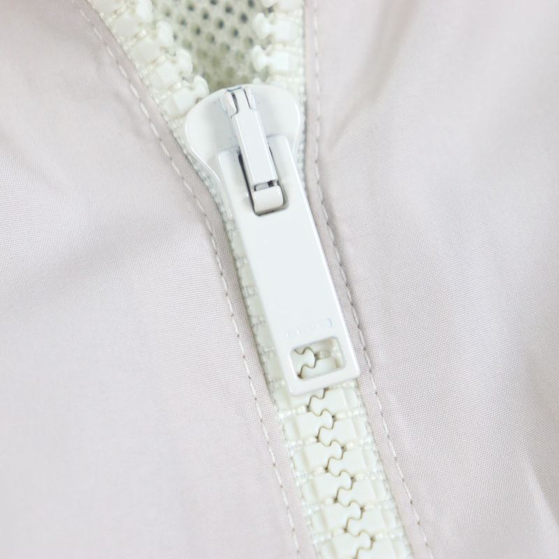  Gucci 693017 Interlocking G Back Print Zip Up Track Jacket Beige Orange S