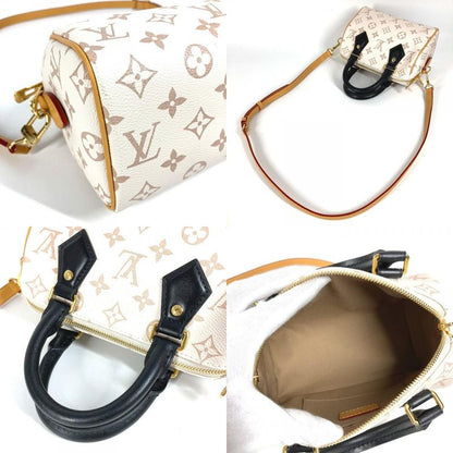 Louis Vuitton Speedy Bandouliere 20 M46906 Monogram Canvas White