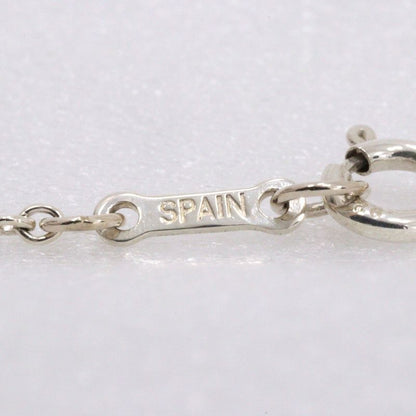 Tiffany & Co Open Heart Large Elsa Peretti 925 Silver Ladies 9.6g Necklace