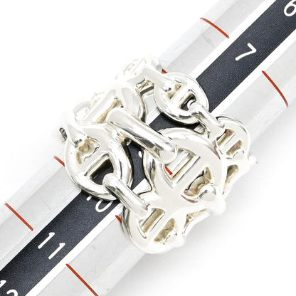 Hermes Ring Chaine D'ancre Anchene GM Silver 925 Silver #48 (Jp8) Accessories