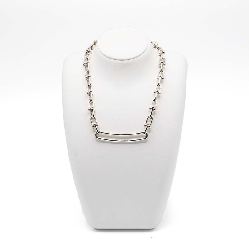 Tiffany & Co Tiffany & Co Hardware Link Necklace 925 Choker 79.5g Box With Case