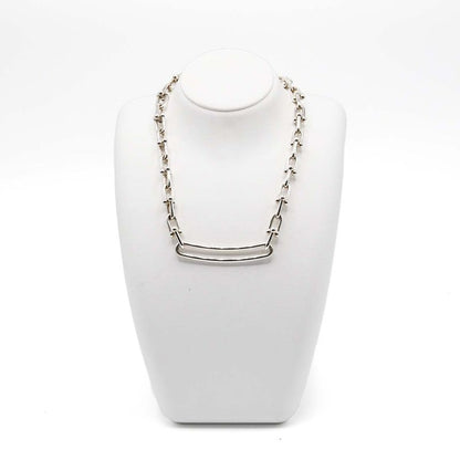 Tiffany & Co Tiffany & Co Hardware Link Necklace 925 Choker 79.5g Box With Case