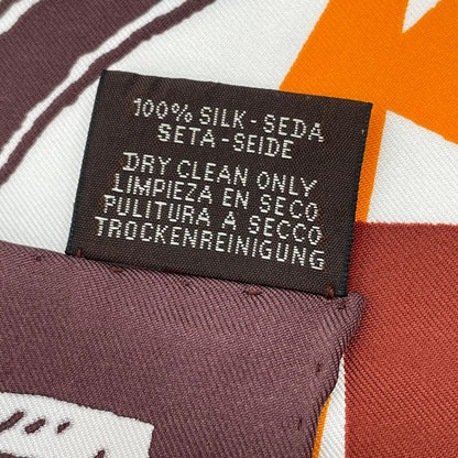 Hermes Jeu De Soie Silk Game Scarf Silk Multicolor