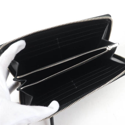 Gucci×Balenciaga 681710 Floral Round Zip Leather Long Wallet Long Wallet