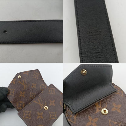 Louis Vuitton Daily Multi Pocket Belt Monogram / Brown Monogram Canvas M0236u
