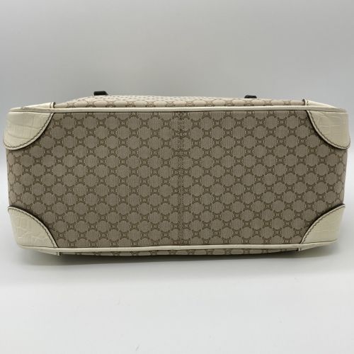 Celine Sd-sa-0029 Handbag Croc Shape Pressed Boogie Macadam Canvas Leather