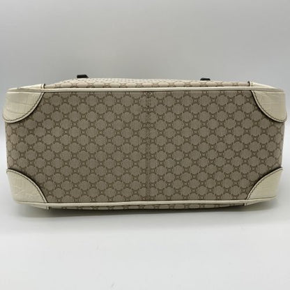 Celine Sd-sa-0029 Handbag Croc Shape Pressed Boogie Macadam Canvas Leather