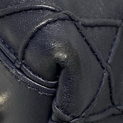 Dior/christian Dior Tote Bag Granville Navy Leather