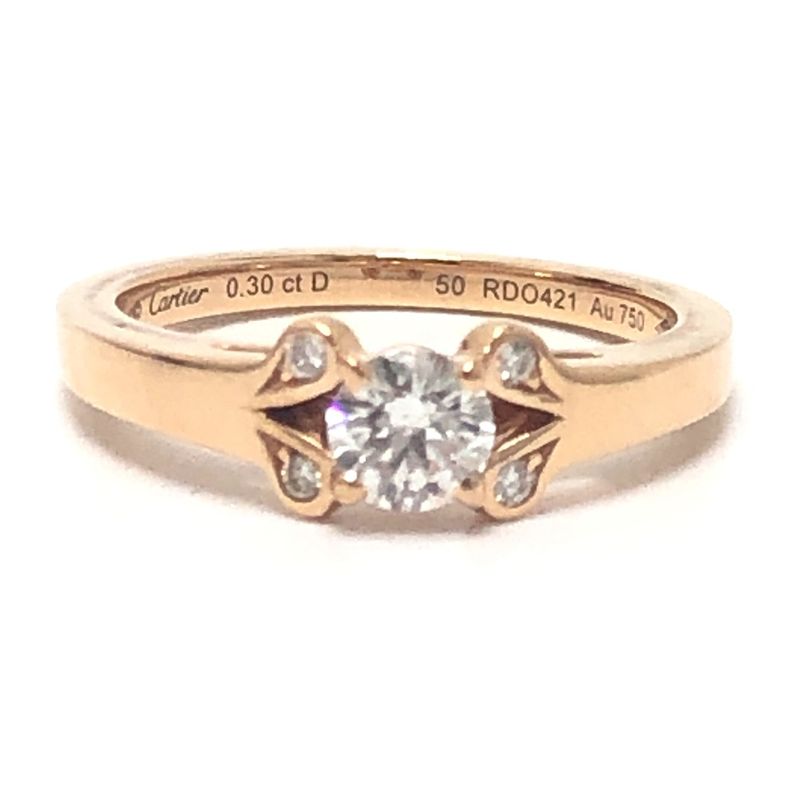 Cartier Ring - Ballerina Solitaire 18K Pink Gold Gold