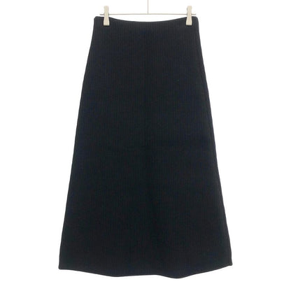 Balenciaga 20aw Heavyweight Ribbed Knit Skirt 641415 Black M