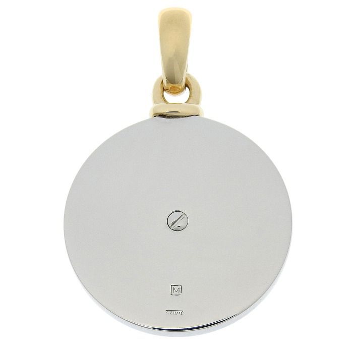 Bvlgari Bulgari Horoscope Leo Diamond Pendant Top 18K Yellow Gold SS 750 Yellow