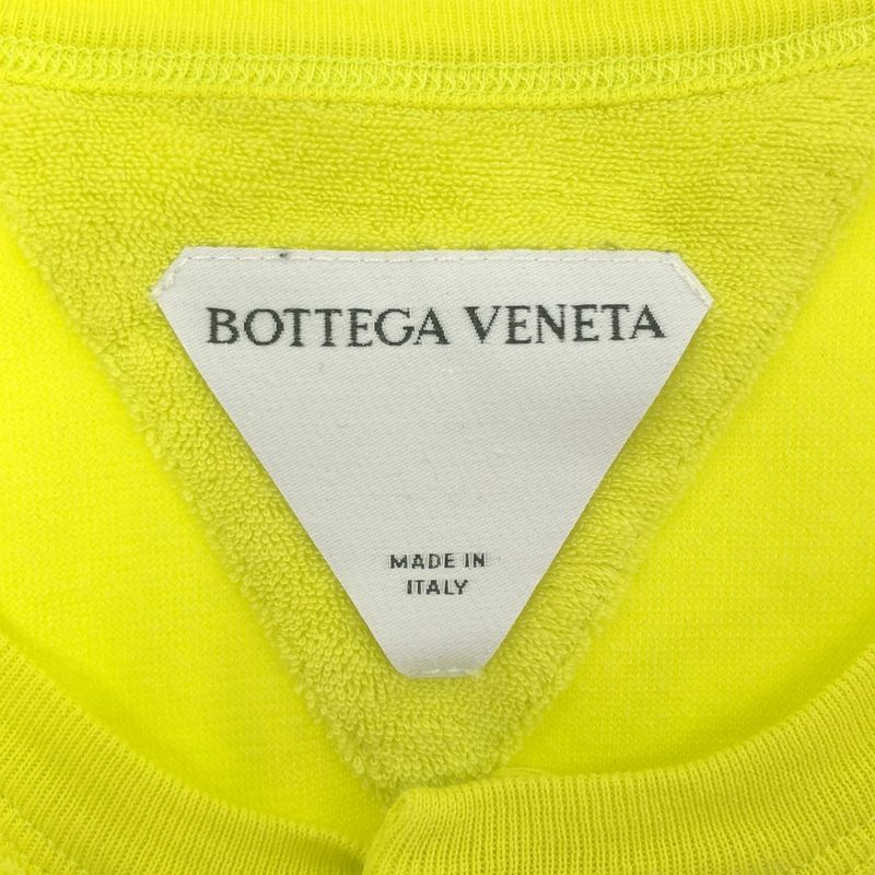 Bottega Veneta Henry Neck Pile T-Shirt 656849 V0ue0 Yellow L