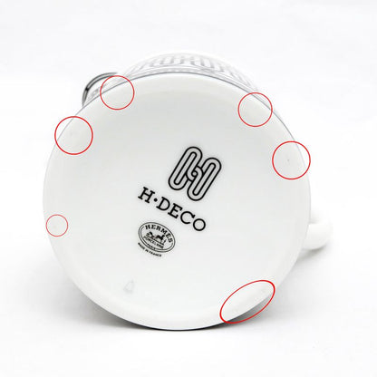 Hermes Creamer H DECO White Black Ceramic Tableware Accessories Others