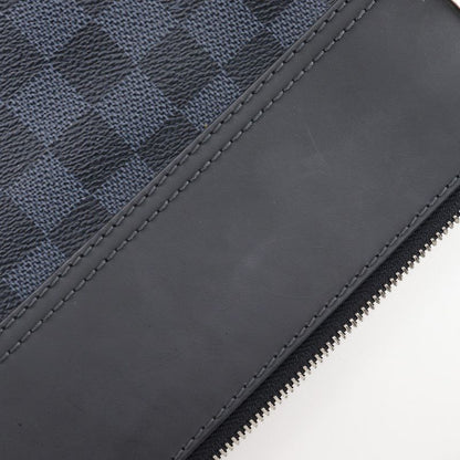 Louis Vuitton Greenwich Messenger N41348 X Damier Cobalt Black/navy Blue Men's