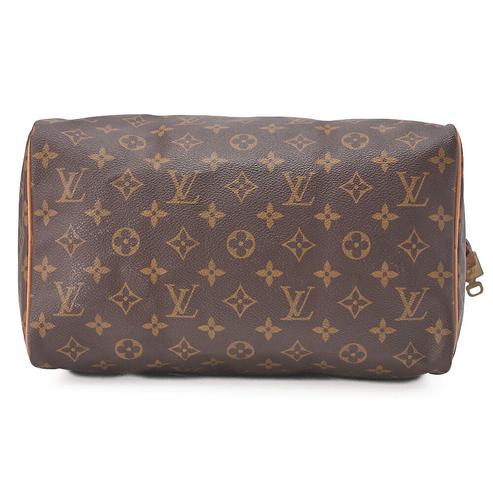 Louis Vuitton Monogram Speedy -30 Handbag M41526 Brown (gold Hardware) [no