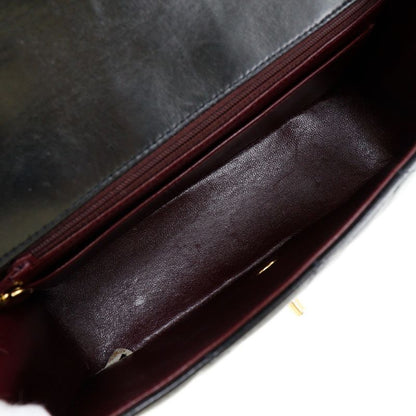 Chanel Chain Shoulder Coco Mark Diana Matelasse Lambskin Black Women's Shoulder