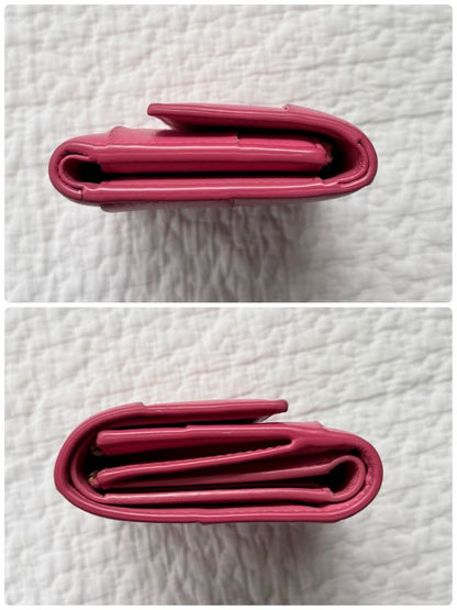 Bottega Veneta Trifold Wallet Cassette Intrecciato Ladies Leather Compact