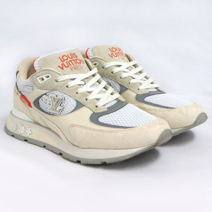 Louis Vuitton Runaway Line Sneakers 7 26.0cm (10.24in) Low Cut Beige