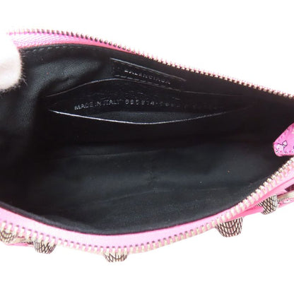 Balenciaga Le Cagole Mini 2-way Shoulder Bag Calf Women Pink Bunny