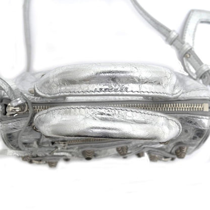 Balenciaga Luca Gol Nano 792599 Metallic Silver - 2WAY Handbag Shoulder
