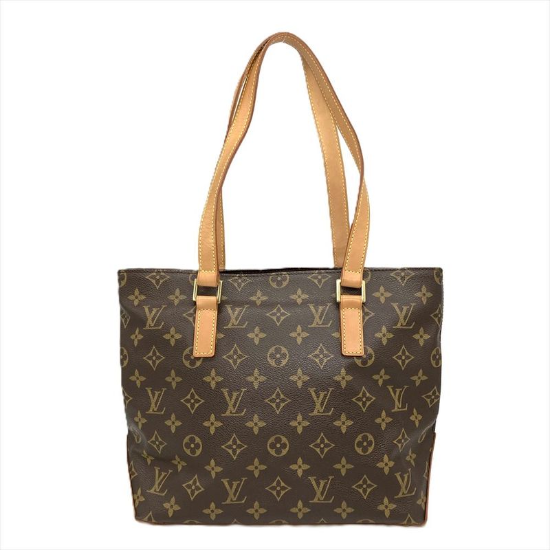 Louis Vuitton Cabas Piano Tote Bag M51148 Brown Gold Hardware Vi0092