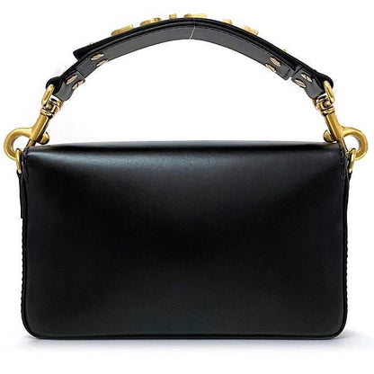 Christian Dior Clutch Bag Black Gold Jadior