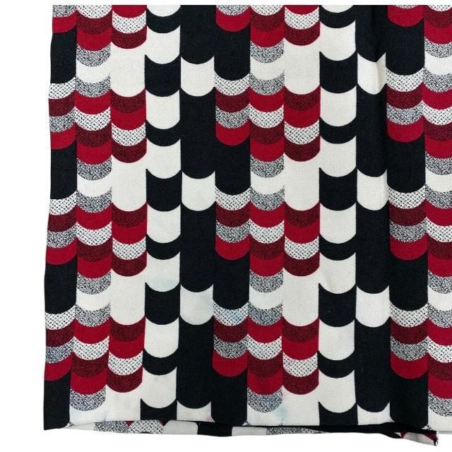 Prada Skirt Bottoms Knee-length Skirt Total Pattern Rayon Multicolor [size 38]