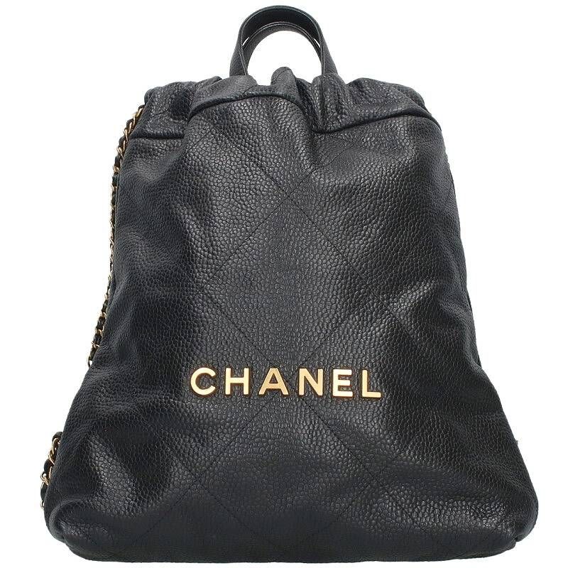 Chanel As3859 Chanel22 Caviar Skin Chain Backpack For Women