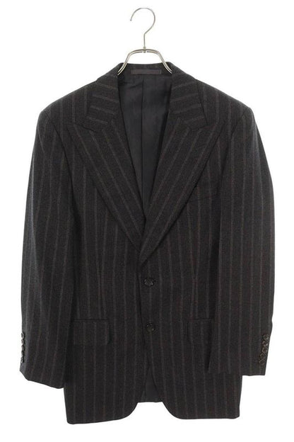 Gucci 12001902g Striped Wool Double Tailored Jacket Men's 46