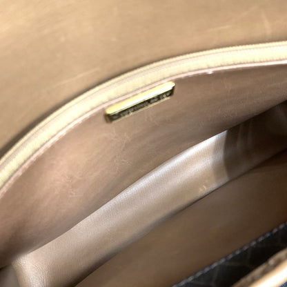 Dior Christian Dior Honeycomb Crossbody Shoulder Bag Black/brown Pvc/leather